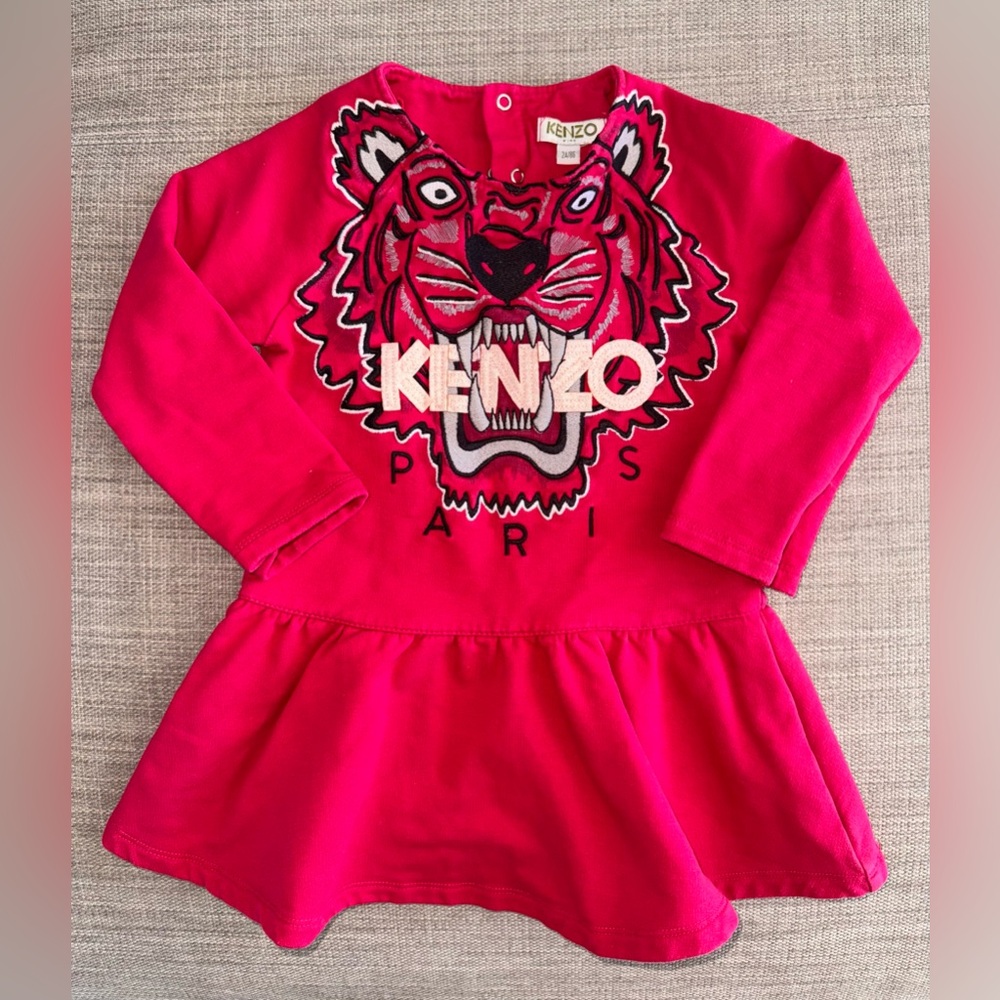Kenzo Kids Long Sleeve Dress
